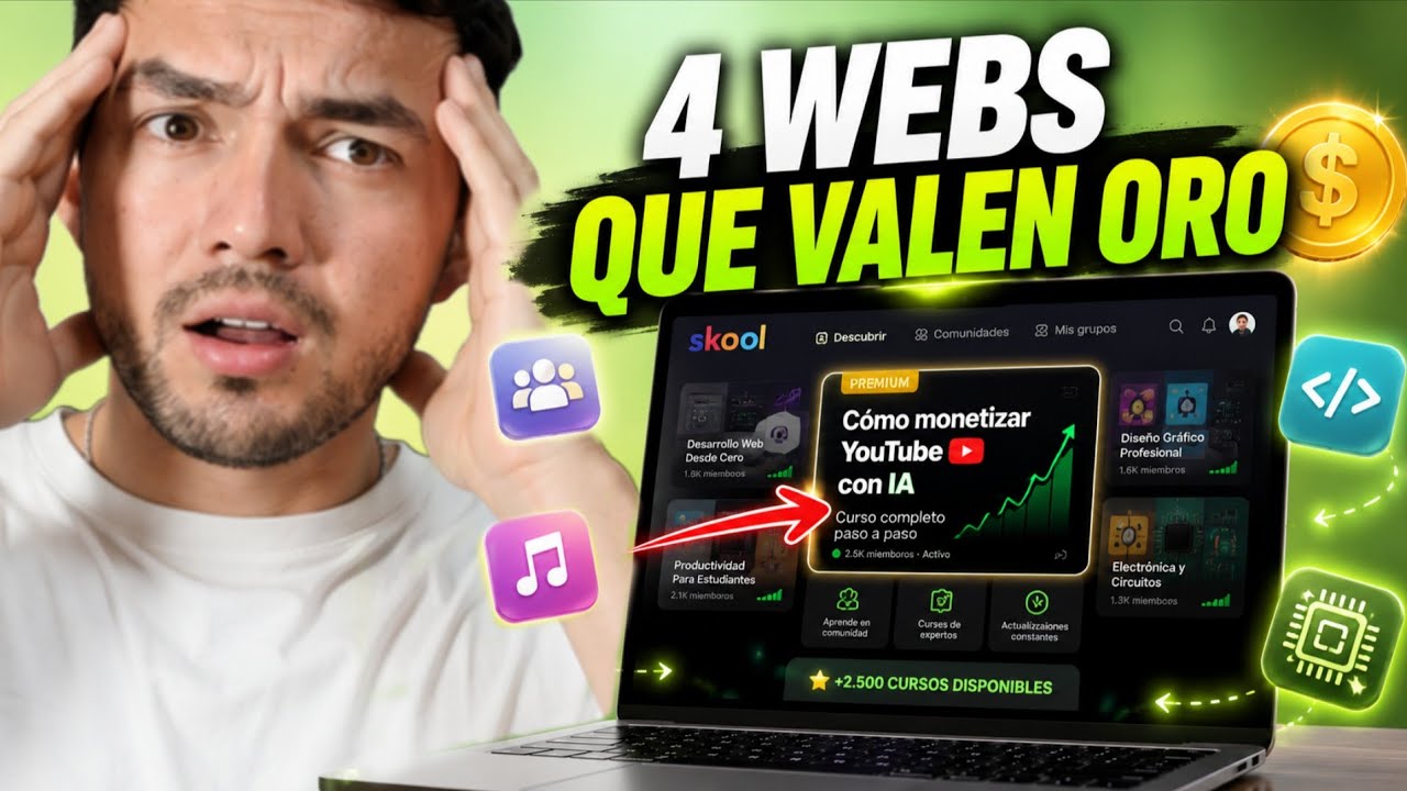 Si conoces estas 4 WEBS, estás a OTRO NIVEL (Aprende 10 veces más rápido)