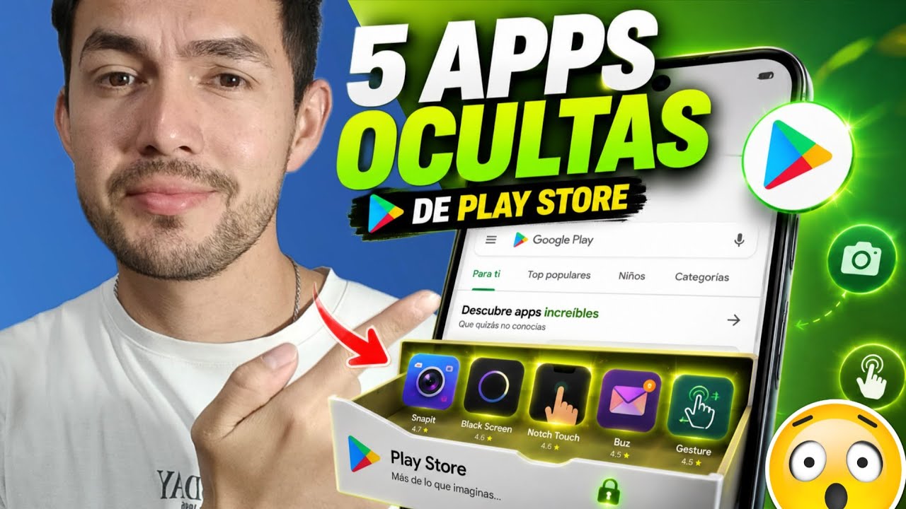 ¡5 Joyitas de Play Store (OCULTAS) que tu Android NECESITA YA mismo! 😱