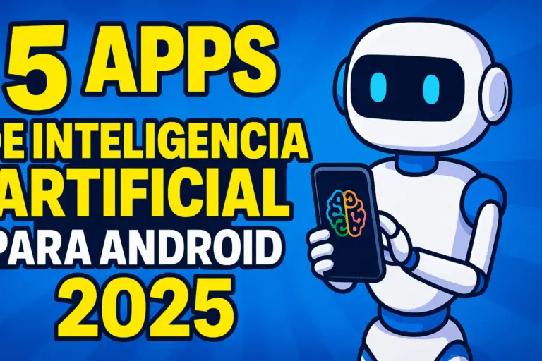 5 Aplicaciones de Inteligencia Artificial para Android que te Facilitan la Vida en 2025