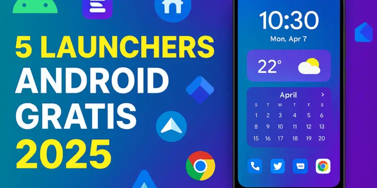 5 Launchers Android Gratis que Transformarán tu Teléfono en 2025