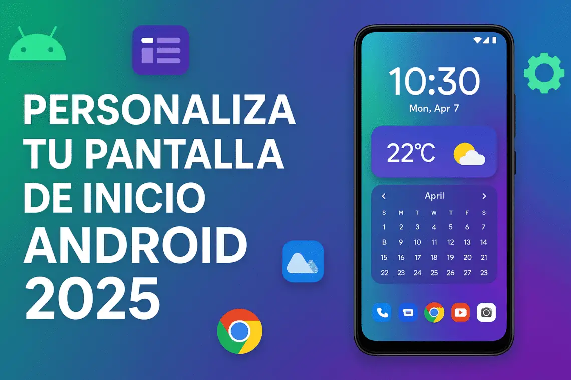 Personaliza tu pantalla de inicio Android: widgets, fondos y apps (Guía 2025)