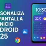 Personaliza tu pantalla de inicio Android: widgets, fondos y apps (Guía 2025)