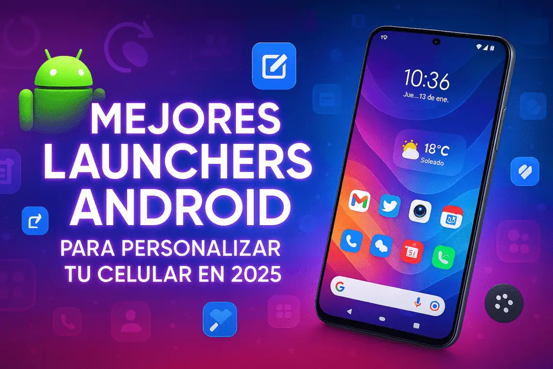 Mejores launchers Android para personalizar tu celular en 2025