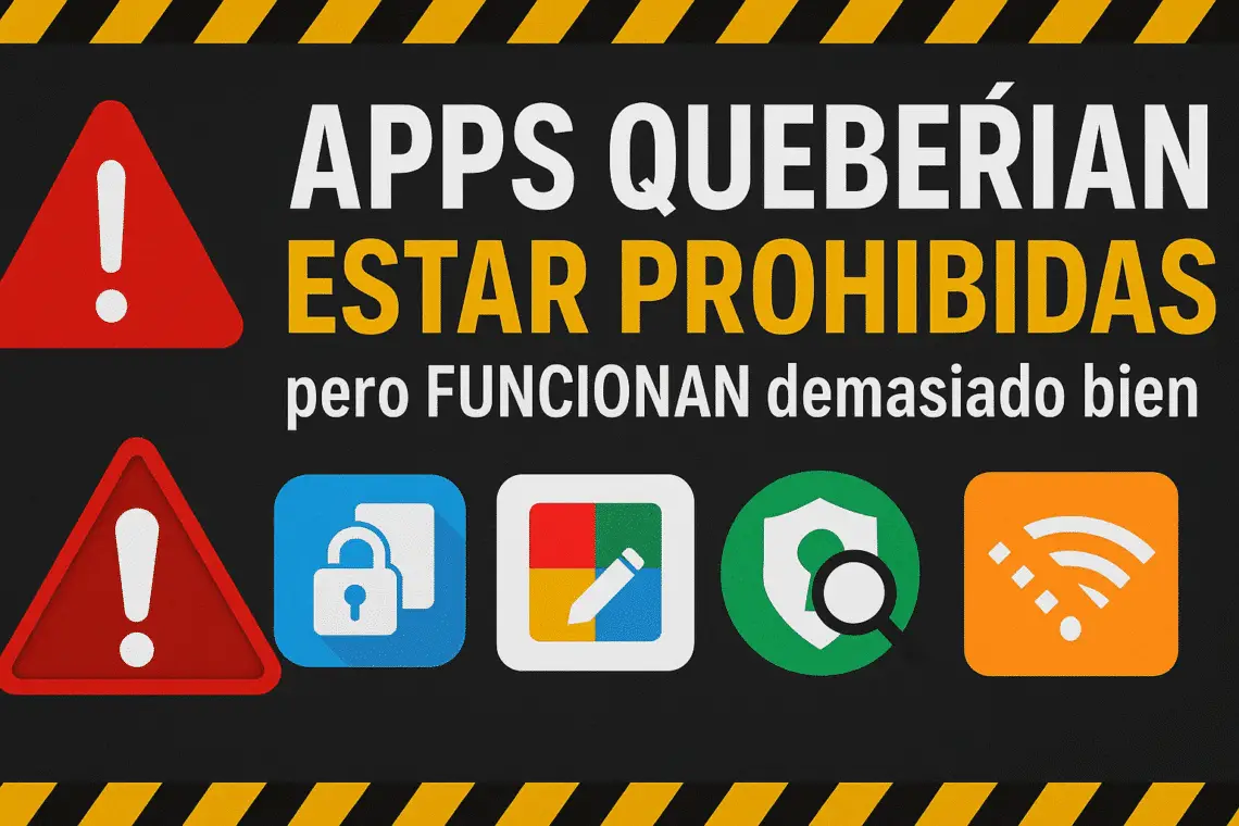 5 APPS que DEBERÍAN estar PROHIBIDAS… pero FUNCIONAN demasiado bien