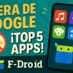 Top 5 apps de F-Droid que todo usuario Android debería probar