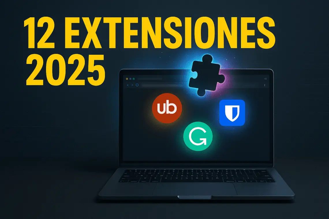 Las 12 mejores extensiones para PC en 2025 que te harán más productivo y seguro