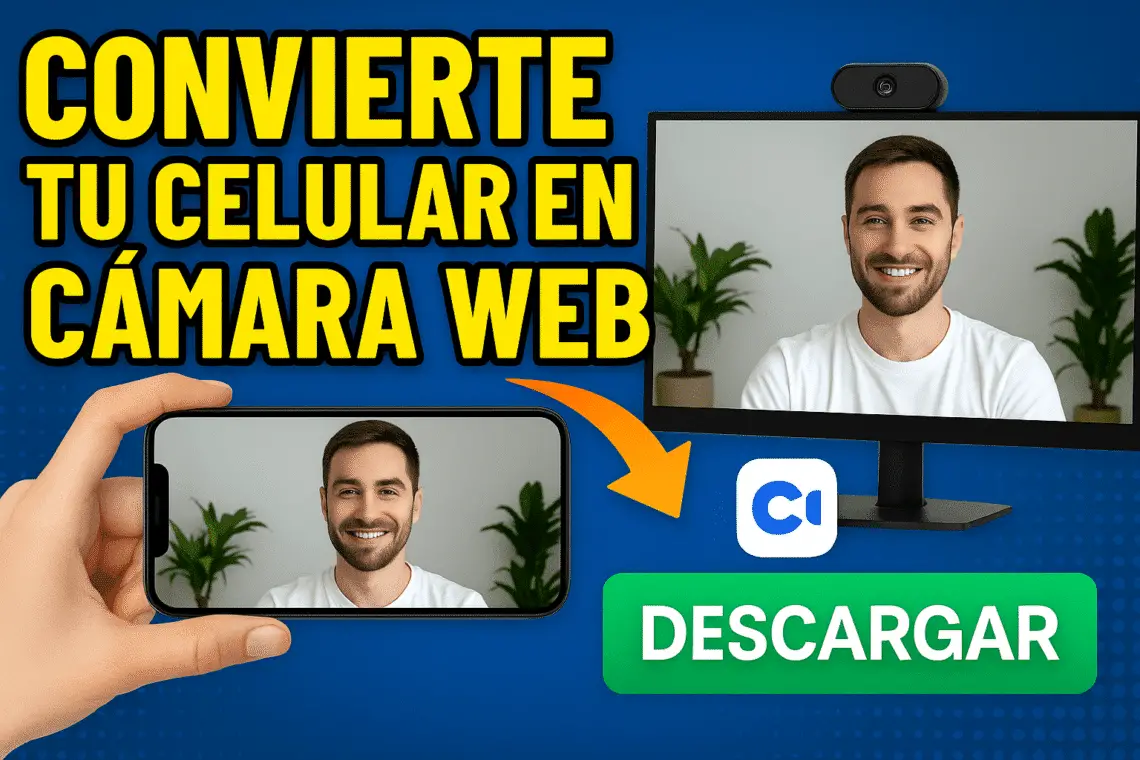 Cómo usar tu celular como cámara web para PC (guía completa con Camo y OBS)