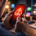 Estafa de clonación de voz con inteligencia artificial usando redes sociales y mensajes falsos en un teléfono móvil
