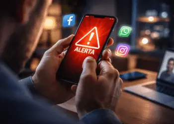 Estafa de clonación de voz con inteligencia artificial usando redes sociales y mensajes falsos en un teléfono móvil