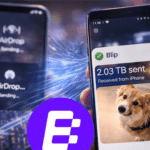 Blip transfiriendo terabytes de archivos entre un Android y un iPhone superando a AirDrop