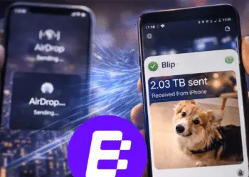 Blip transfiriendo terabytes de archivos entre un Android y un iPhone superando a AirDrop