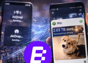 Blip transfiriendo terabytes de archivos entre un Android y un iPhone superando a AirDrop