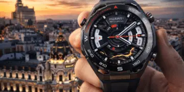 Smartwatch de Huawei fabricado en metal líquido presentado en Madrid, diseño premium ultra resistente que desafía al titanio
