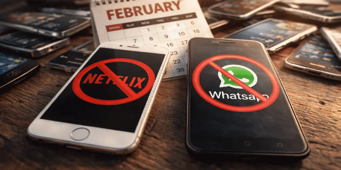 Netflix y WhatsApp dejan de funcionar en móviles iPhone y Android antiguos a partir de febrero