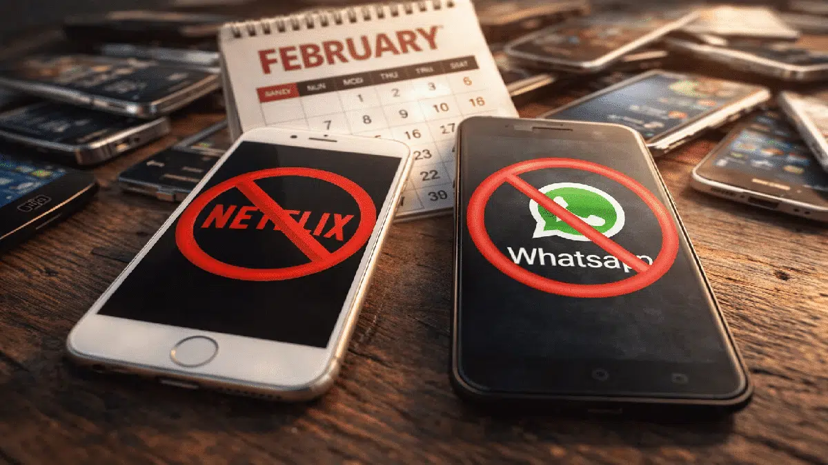 Netflix y WhatsApp dejan de funcionar en móviles iPhone y Android antiguos a partir de febrero