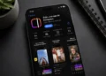 Aplicación Edits de Instagram para editar videos desde un teléfono móvil.