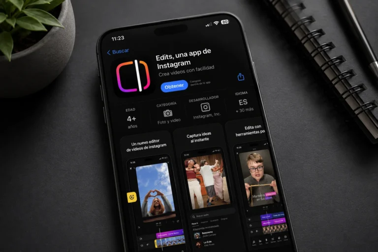 Edits de Instagram a fondo: el editor de video oficial que desafía el dominio de CapCut 2 Aplicación Edits de Instagram para editar videos desde un teléfono móvil.