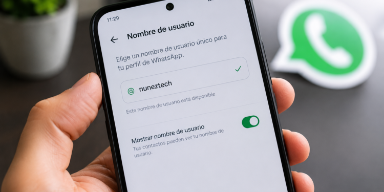 Nuevo sistema de nombres de usuario en WhatsApp para proteger la privacidad del número de teléfono.