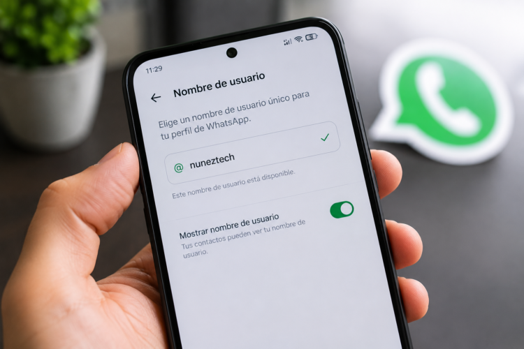 Nuevo sistema de nombres de usuario en WhatsApp para proteger la privacidad del número de teléfono.